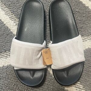 Womens PINK slides size large